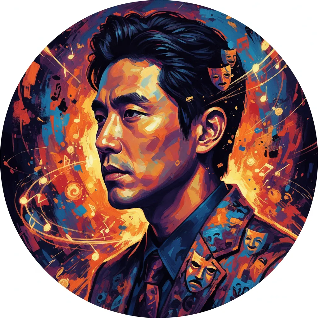 Artistic portrait of Joon Lee
