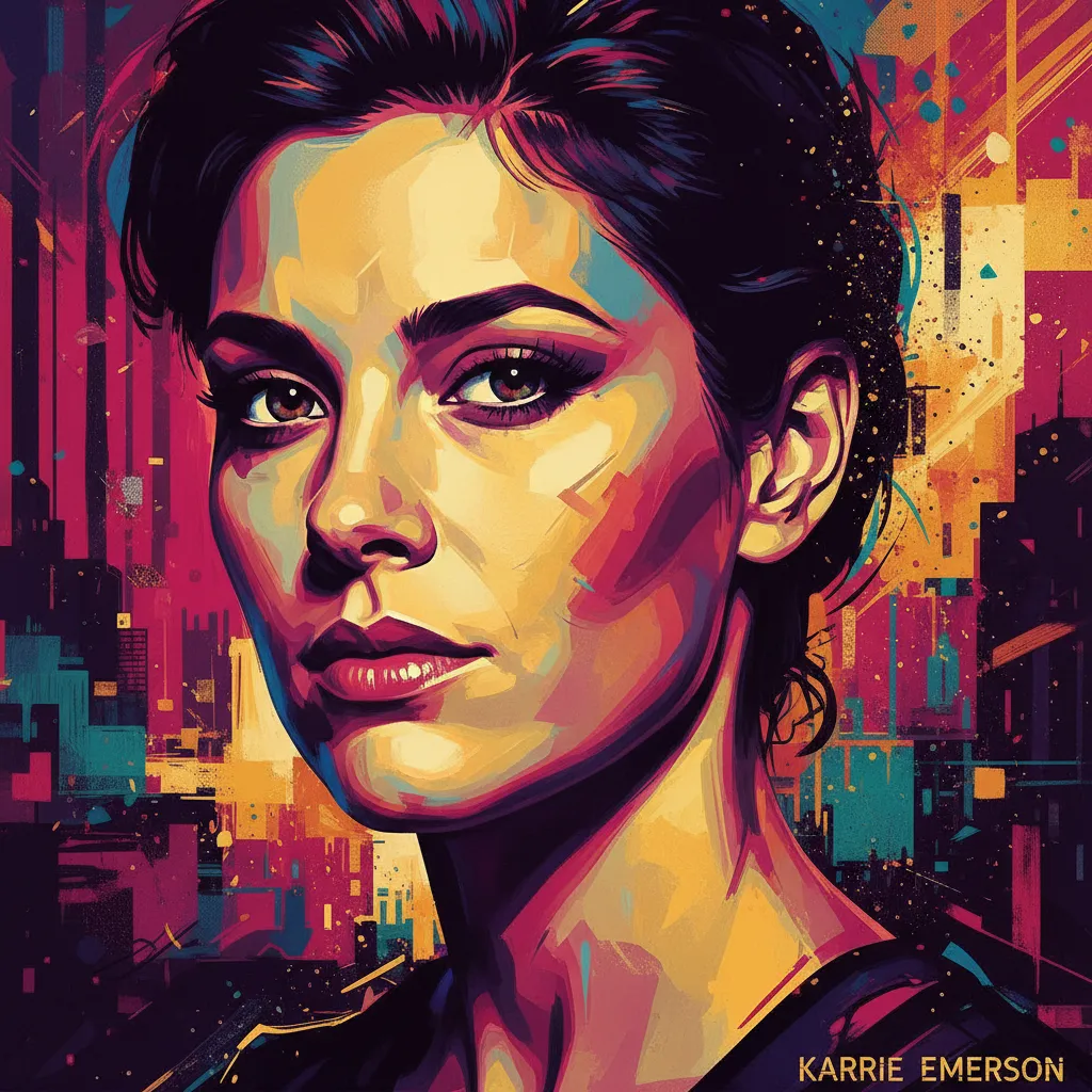 Artistic portrait of Karrie Emerson