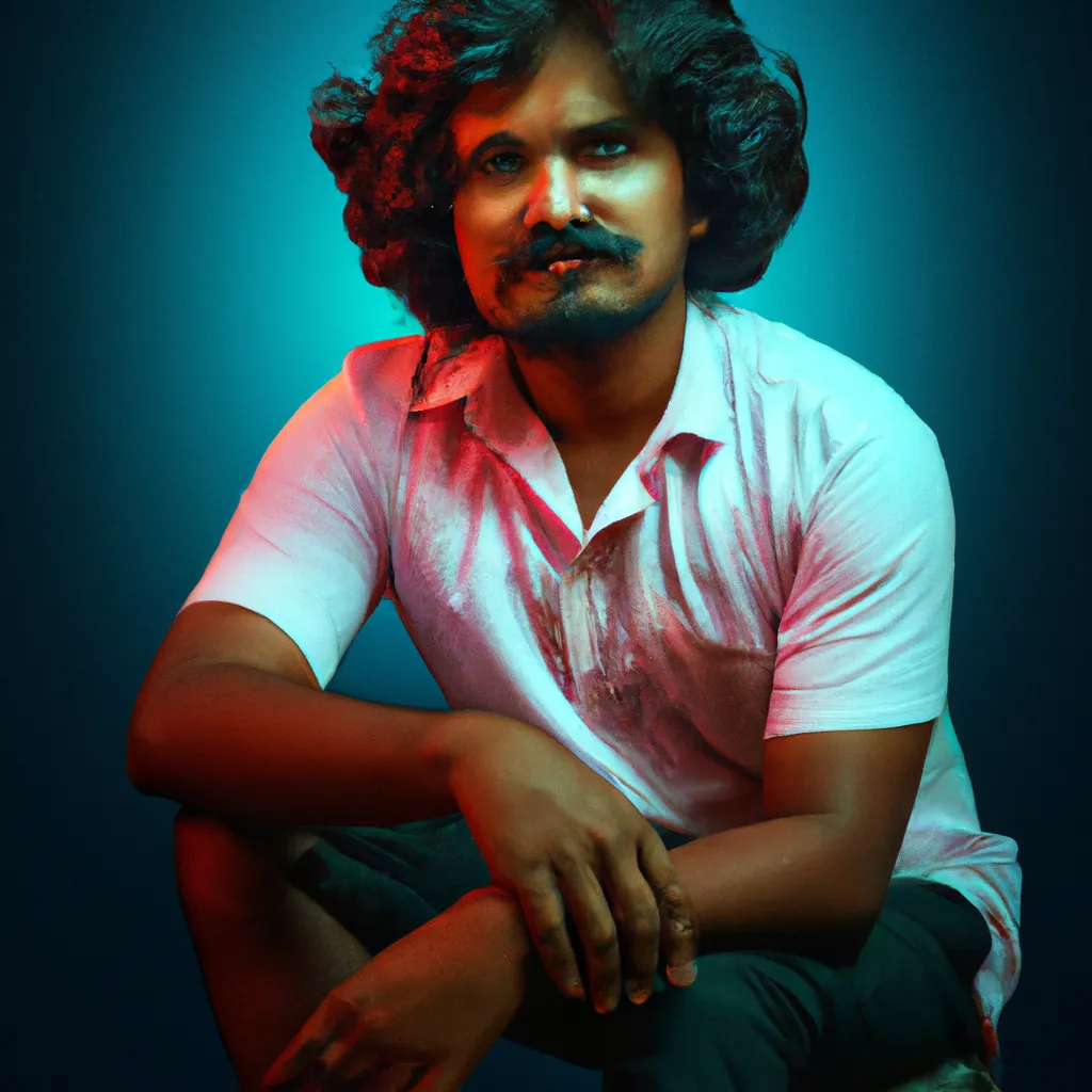 Artistic portrait of Bose Venkat