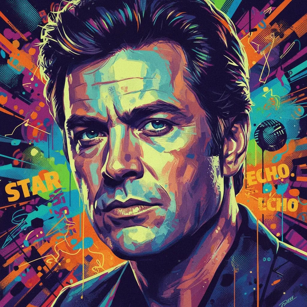 Artistic portrait of Greg Evigan