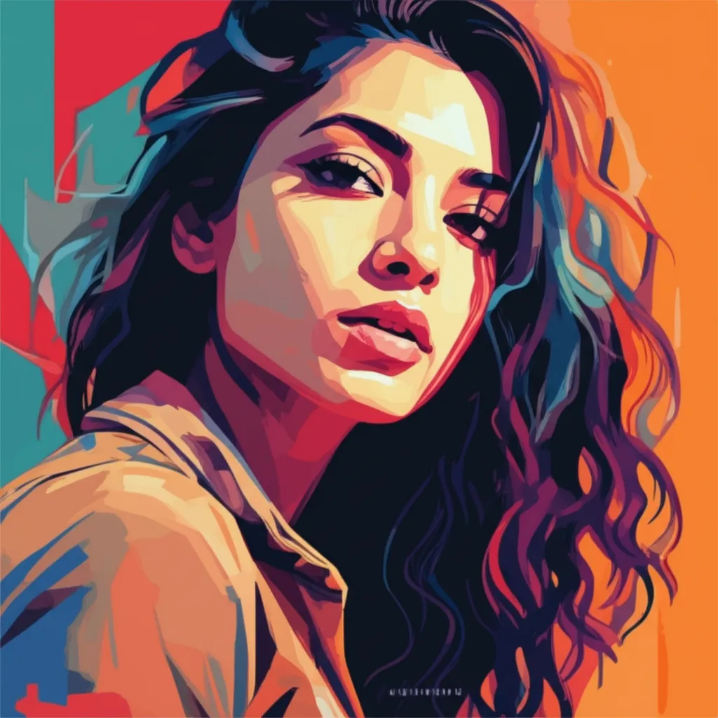 Artistic portrait of Mouryaani