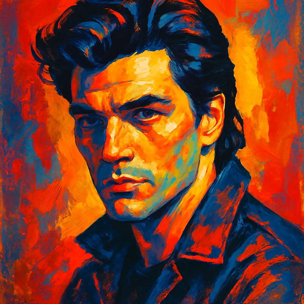 Artistic portrait of Ken Wahl