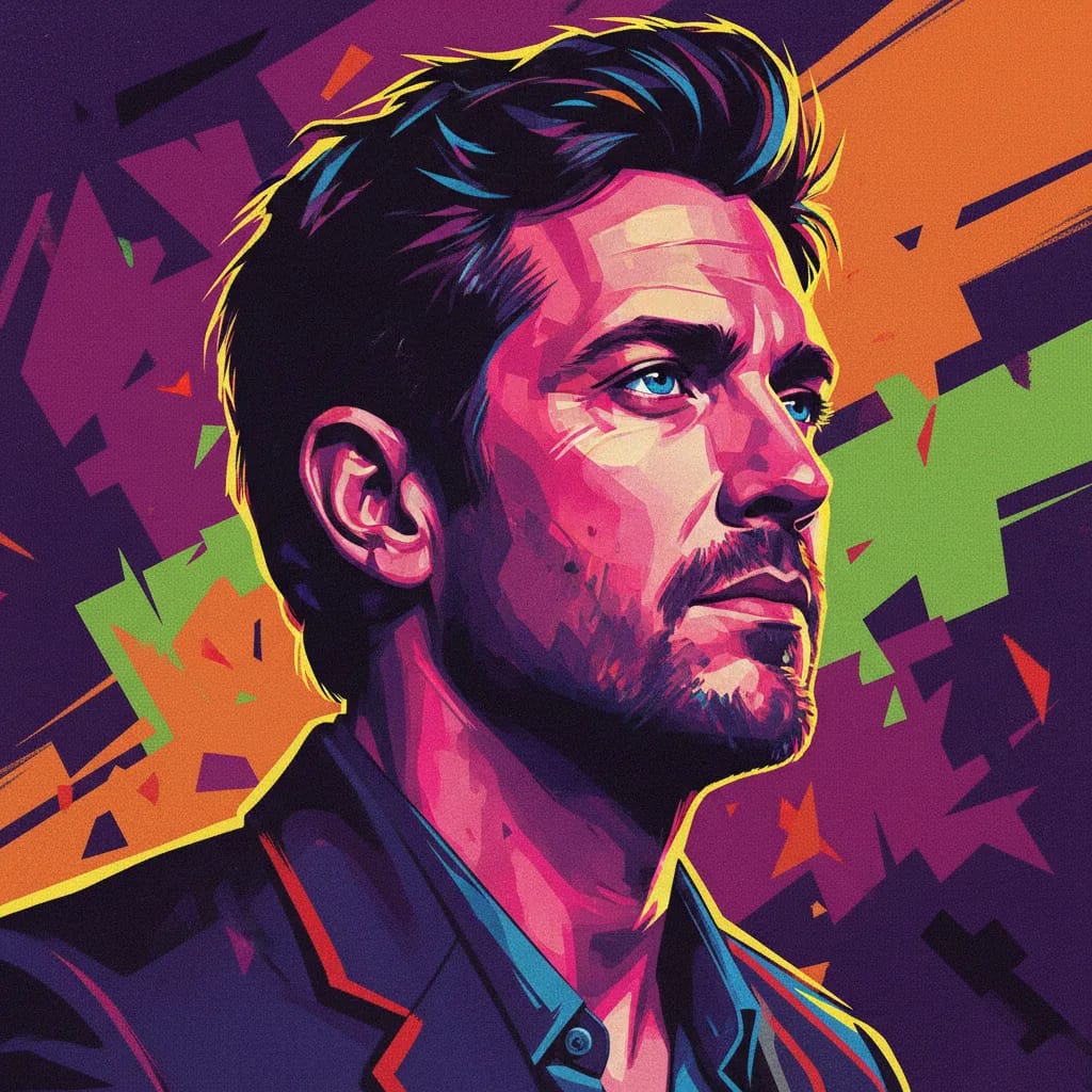 Artistic portrait of Don Harvey