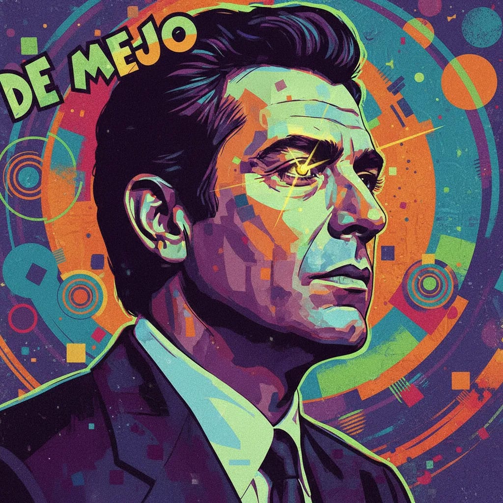 Artistic portrait of Carlo De Mejo