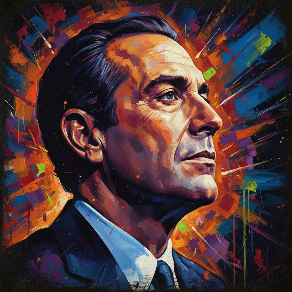 Artistic portrait of Tony Lo Bianco