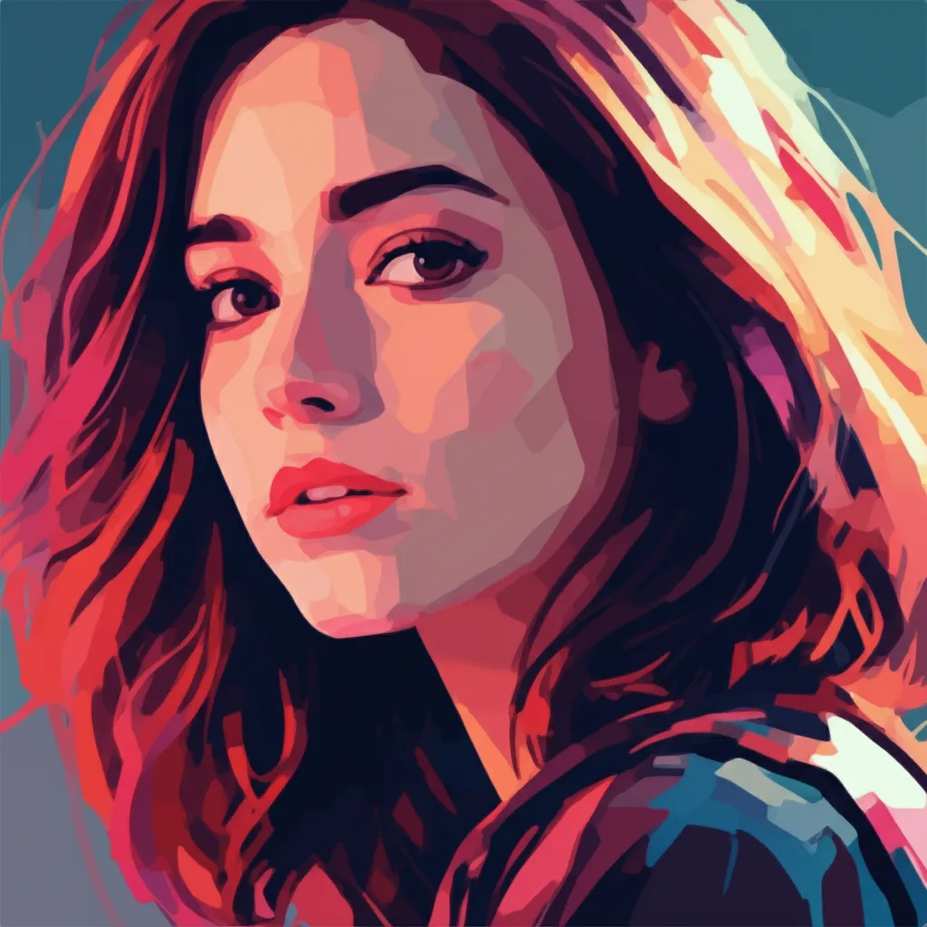 Artistic portrait of Mila Parély
