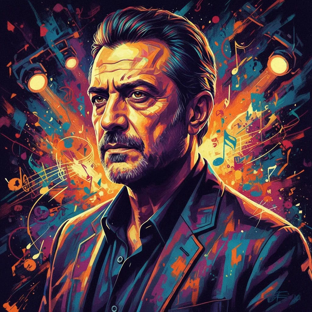 Artistic portrait of Turgay Tanülkü