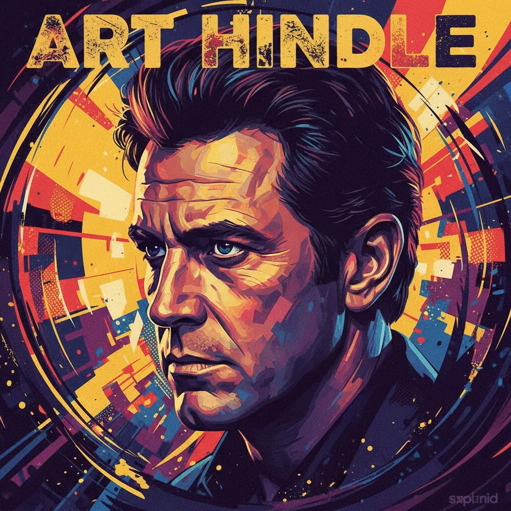 Artistic portrait of Art Hindle