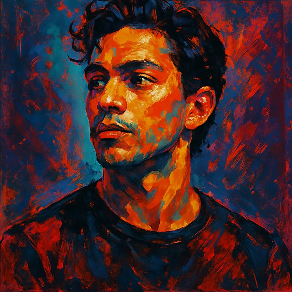 Artistic portrait of Matthew Morales