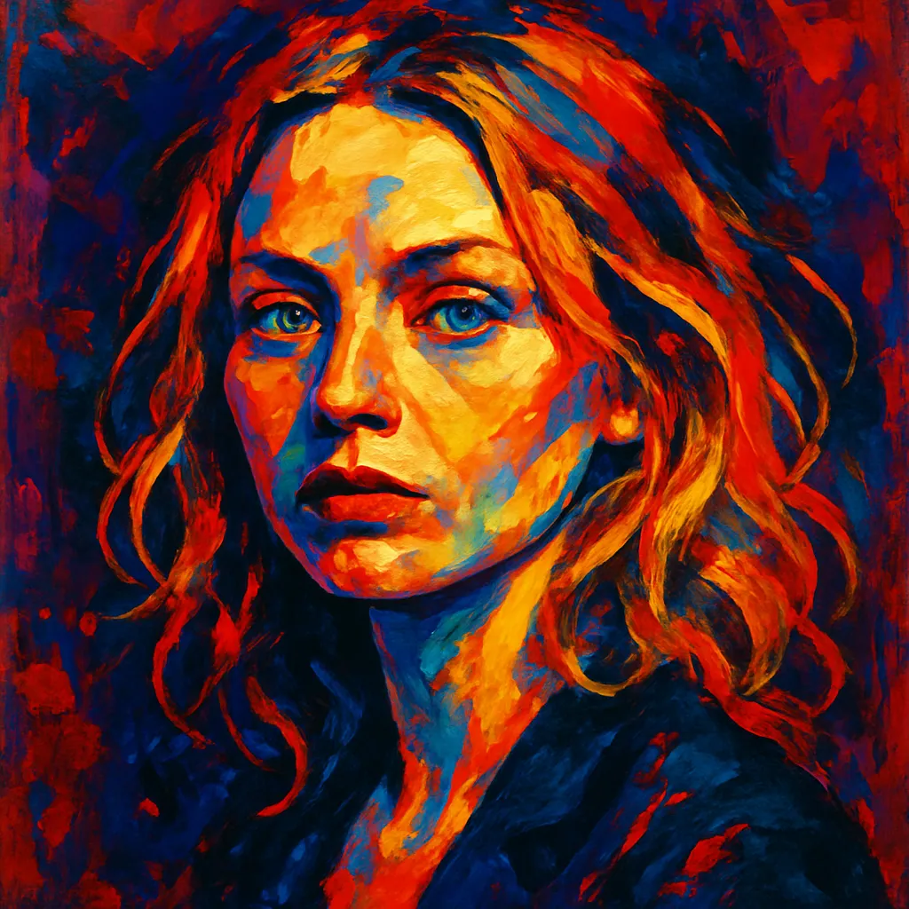 Artistic portrait of Sara Forestier