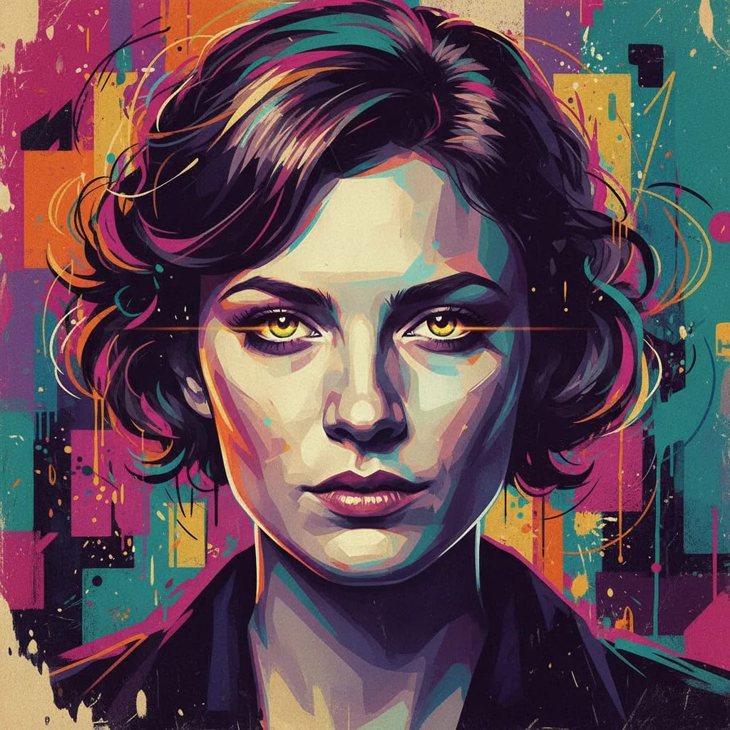 Artistic portrait of Liv Lisa Fries