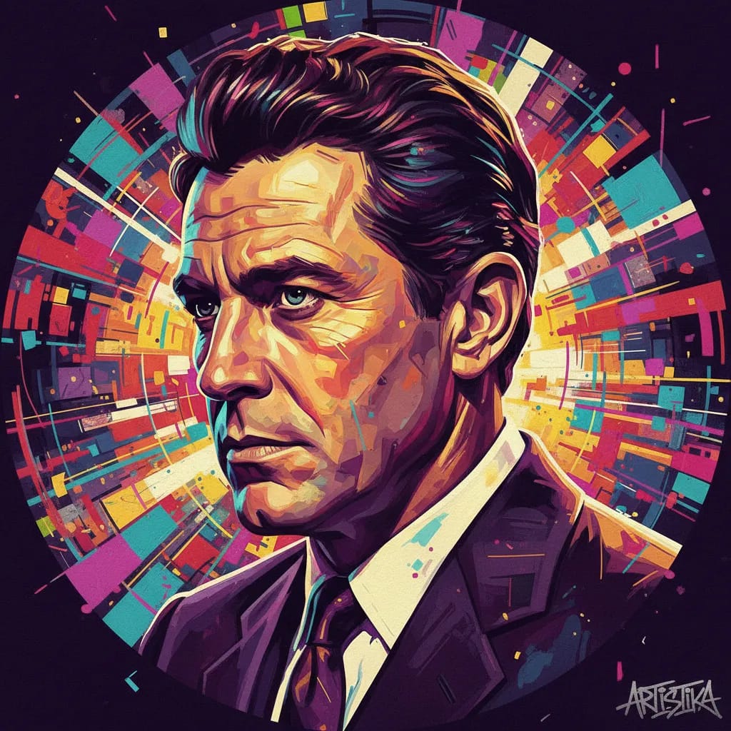 Artistic portrait of Richard Bradford