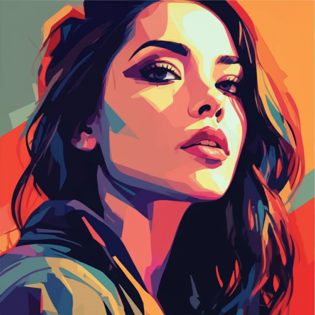Artistic portrait of Cinthya Carmona