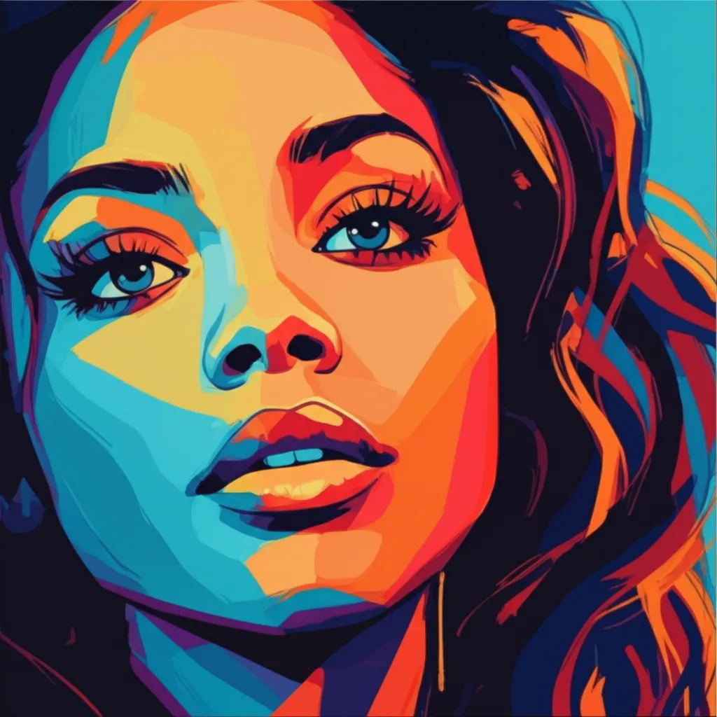 Artistic portrait of Keke Palmer