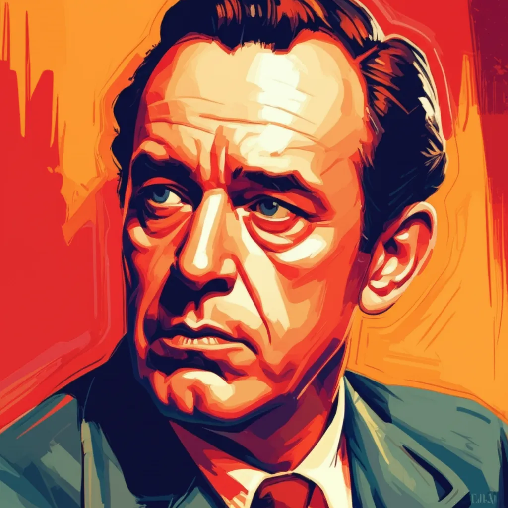 Artistic portrait of Lon Chaney Jr.