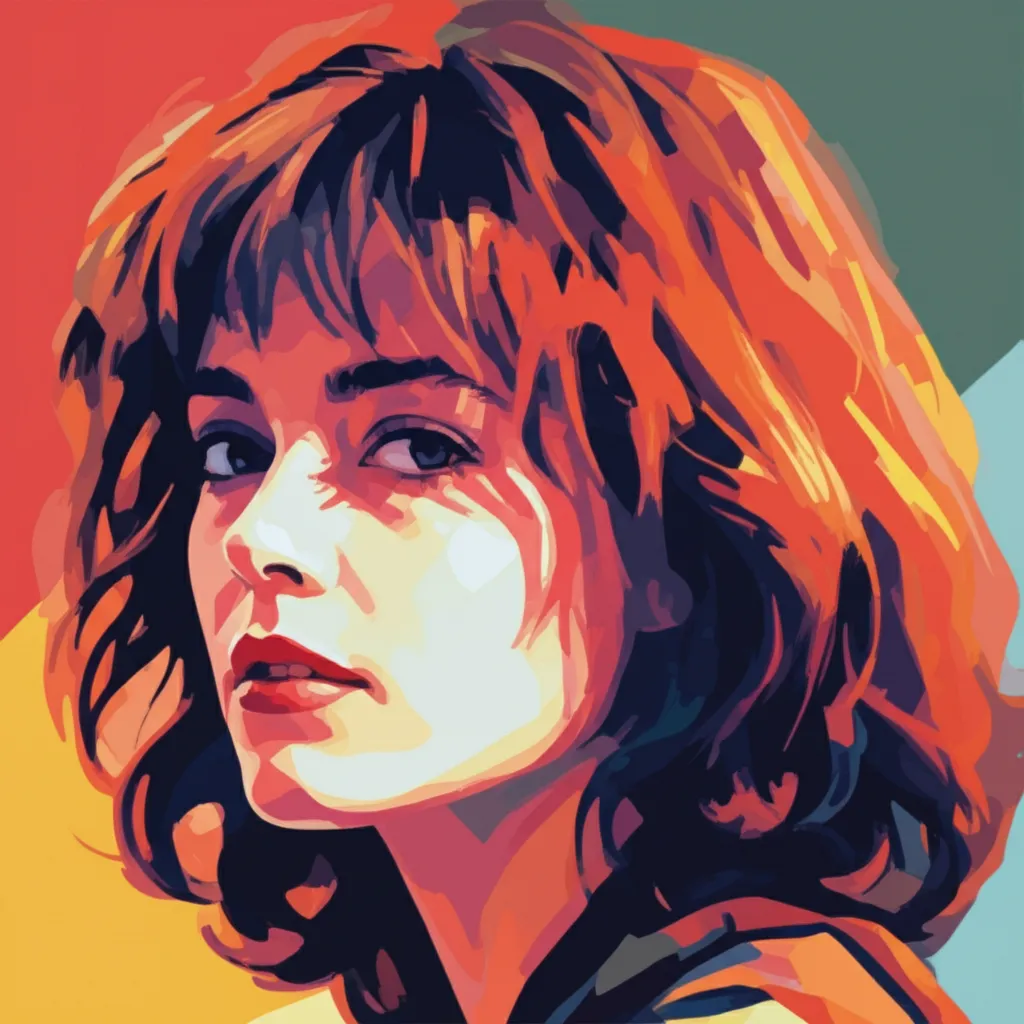 Artistic portrait of Anne Parillaud