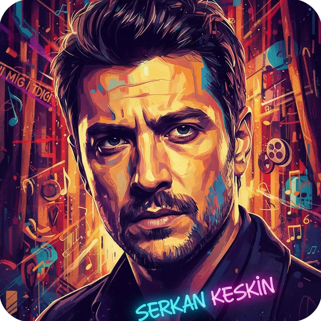 Artistic portrait of Serkan Keskin