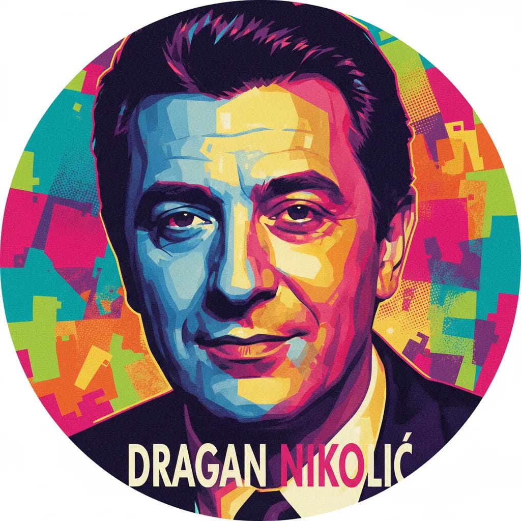 Artistic portrait of Dragan Nikolic