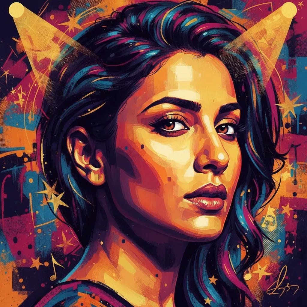 Artistic portrait of Swara Bhasker