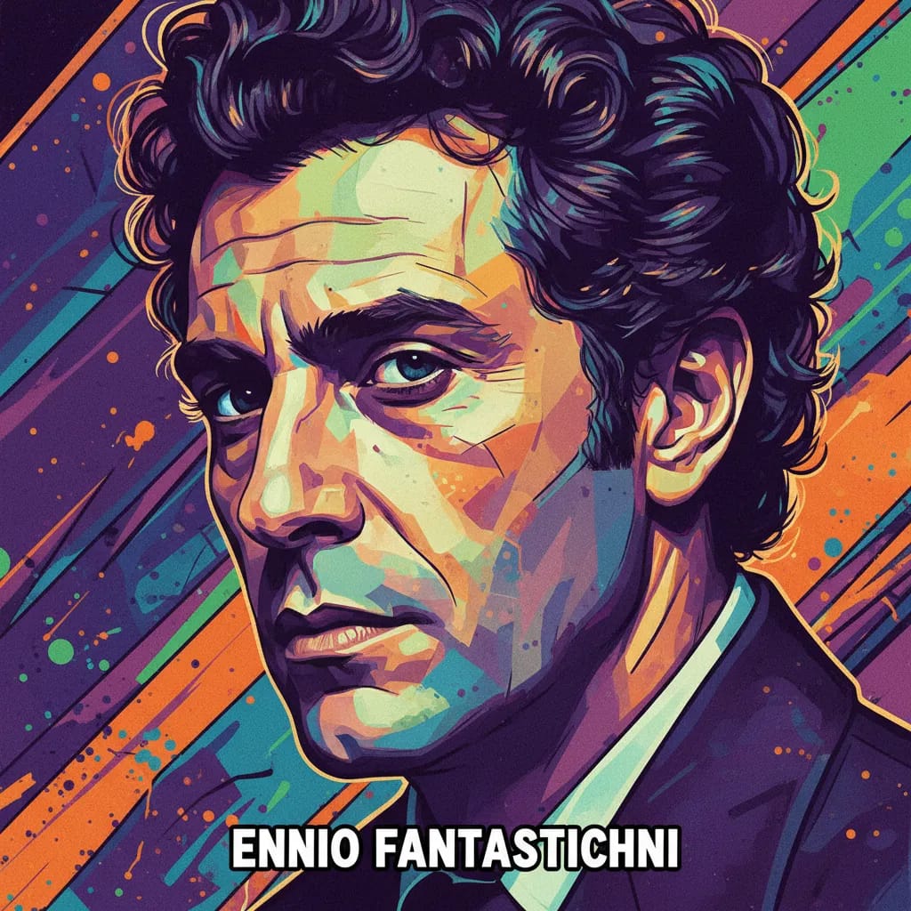 Artistic portrait of Ennio Fantastichini