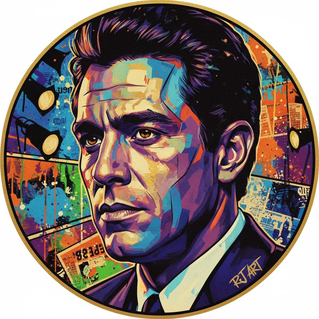 Artistic portrait of Richard Jordan
