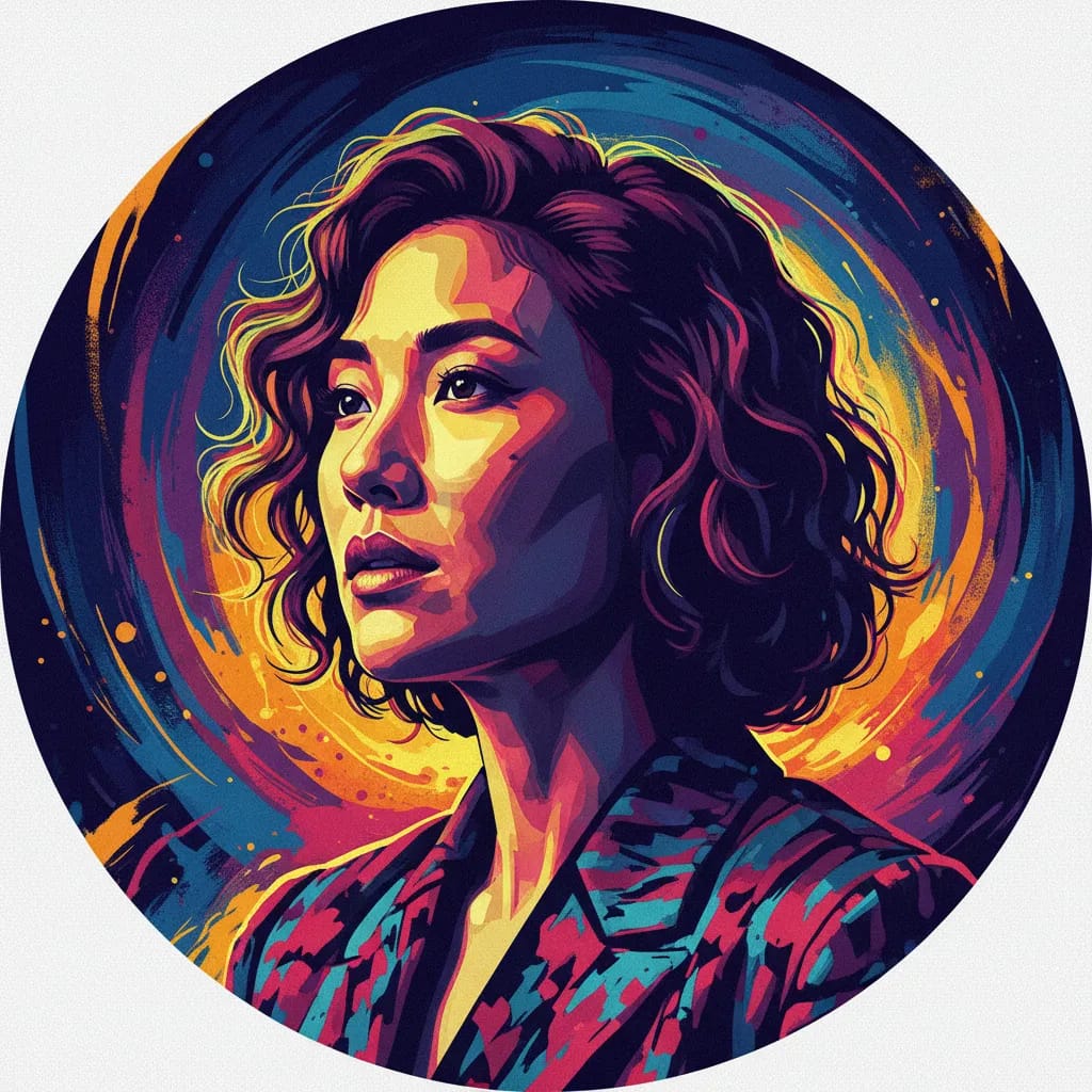 Artistic portrait of Hong Chau