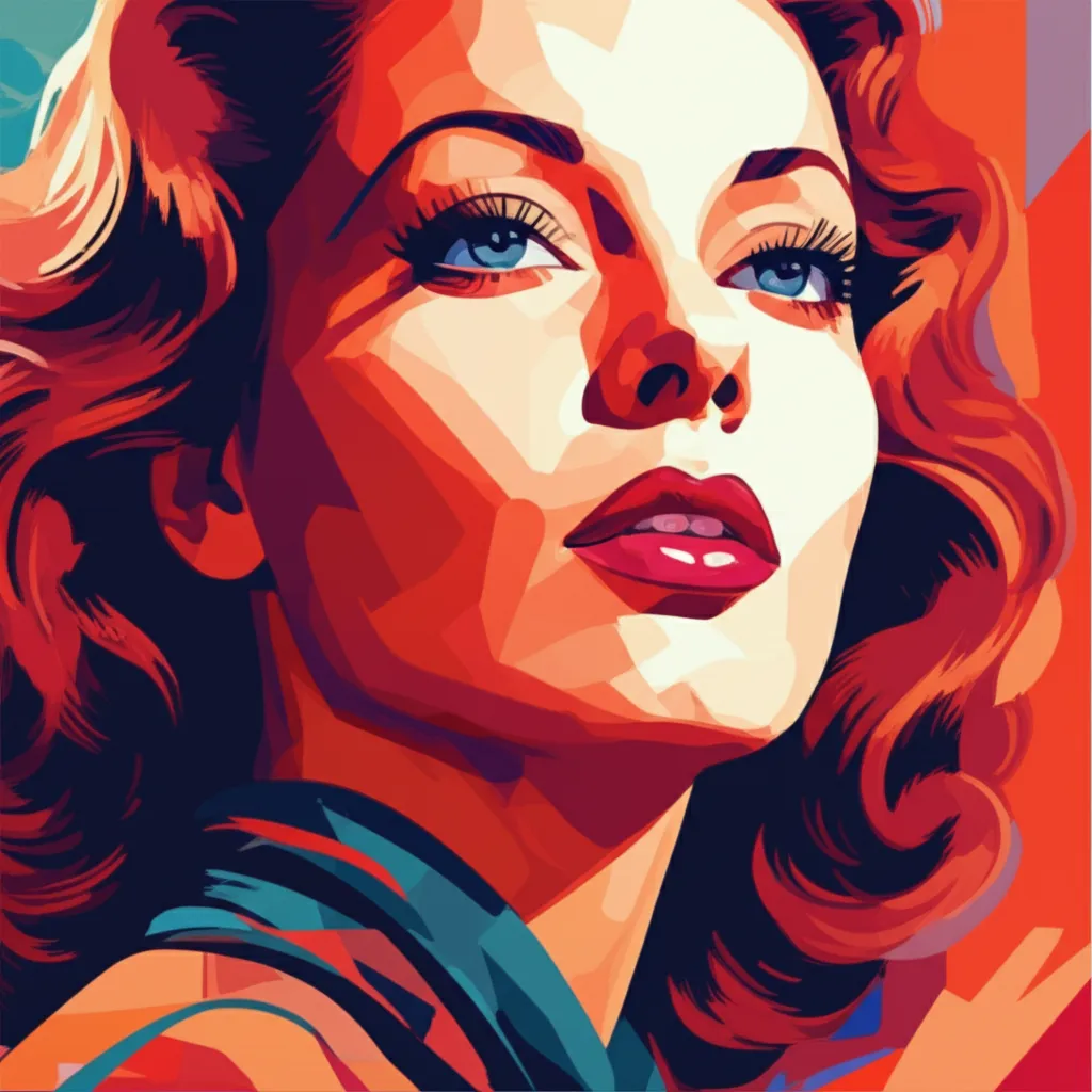 Artistic portrait of Jane Greer
