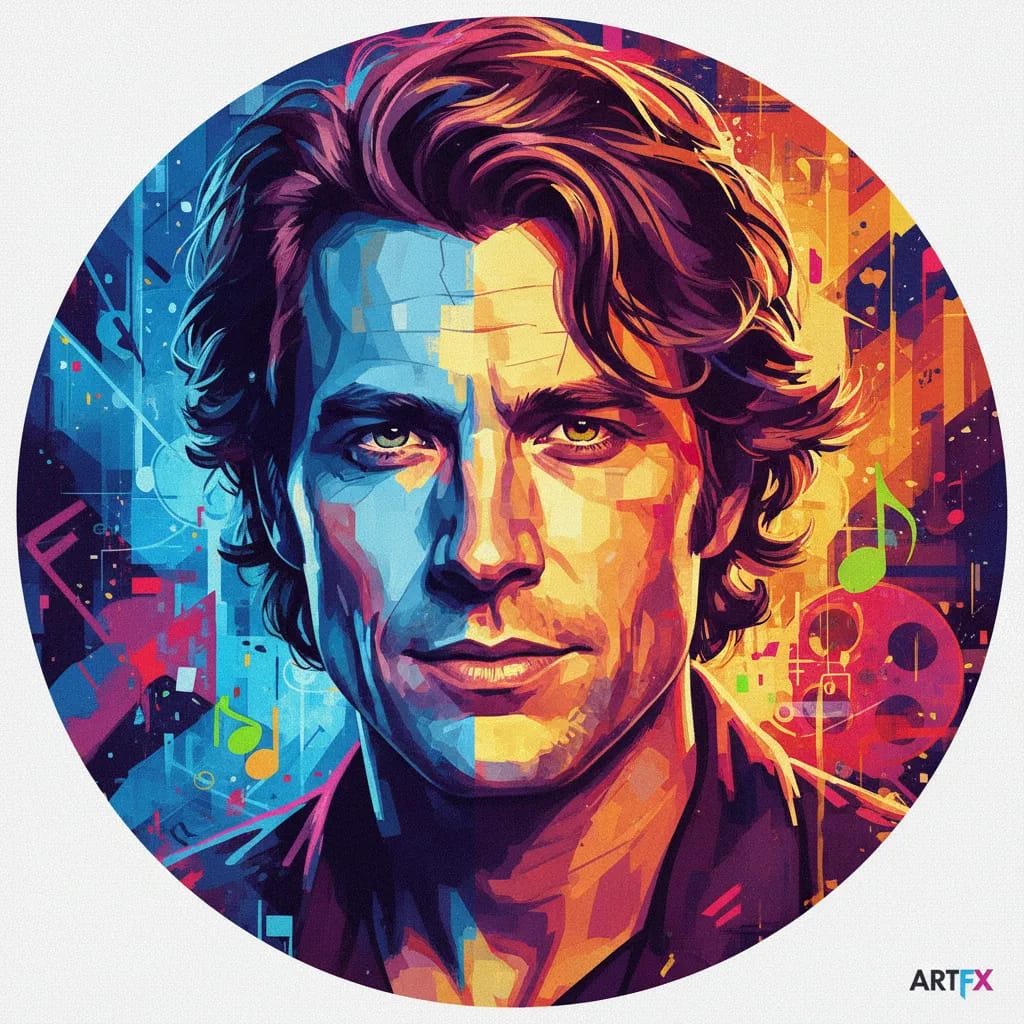 Artistic portrait of Kevin Parent