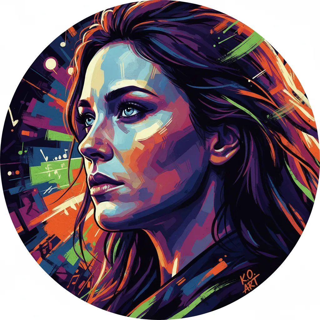 Artistic portrait of Kelly Overton