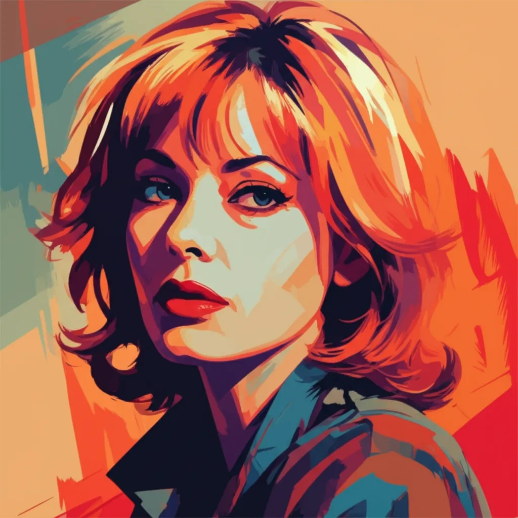 Artistic portrait of Marianne Koch
