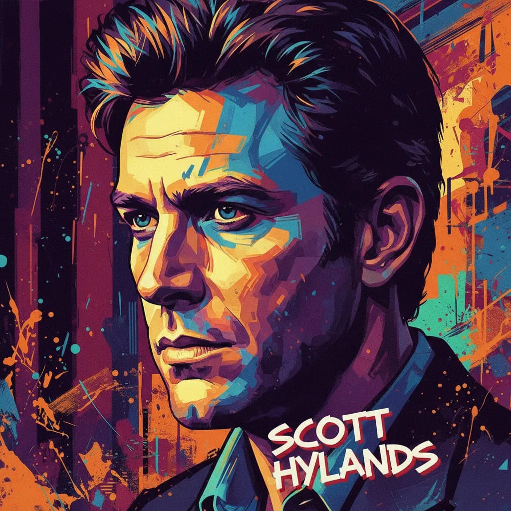 Artistic portrait of Scott Hylands