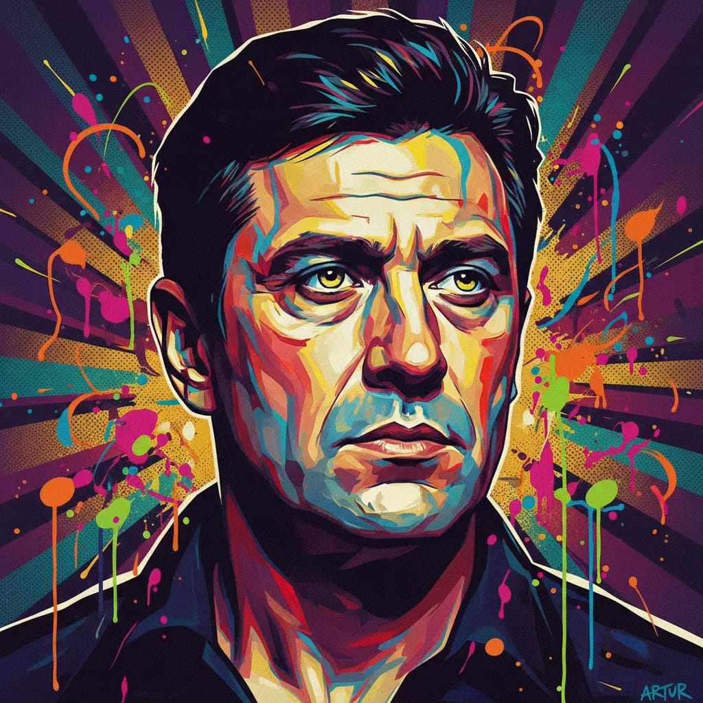 Artistic portrait of Yuriy Tsurilo