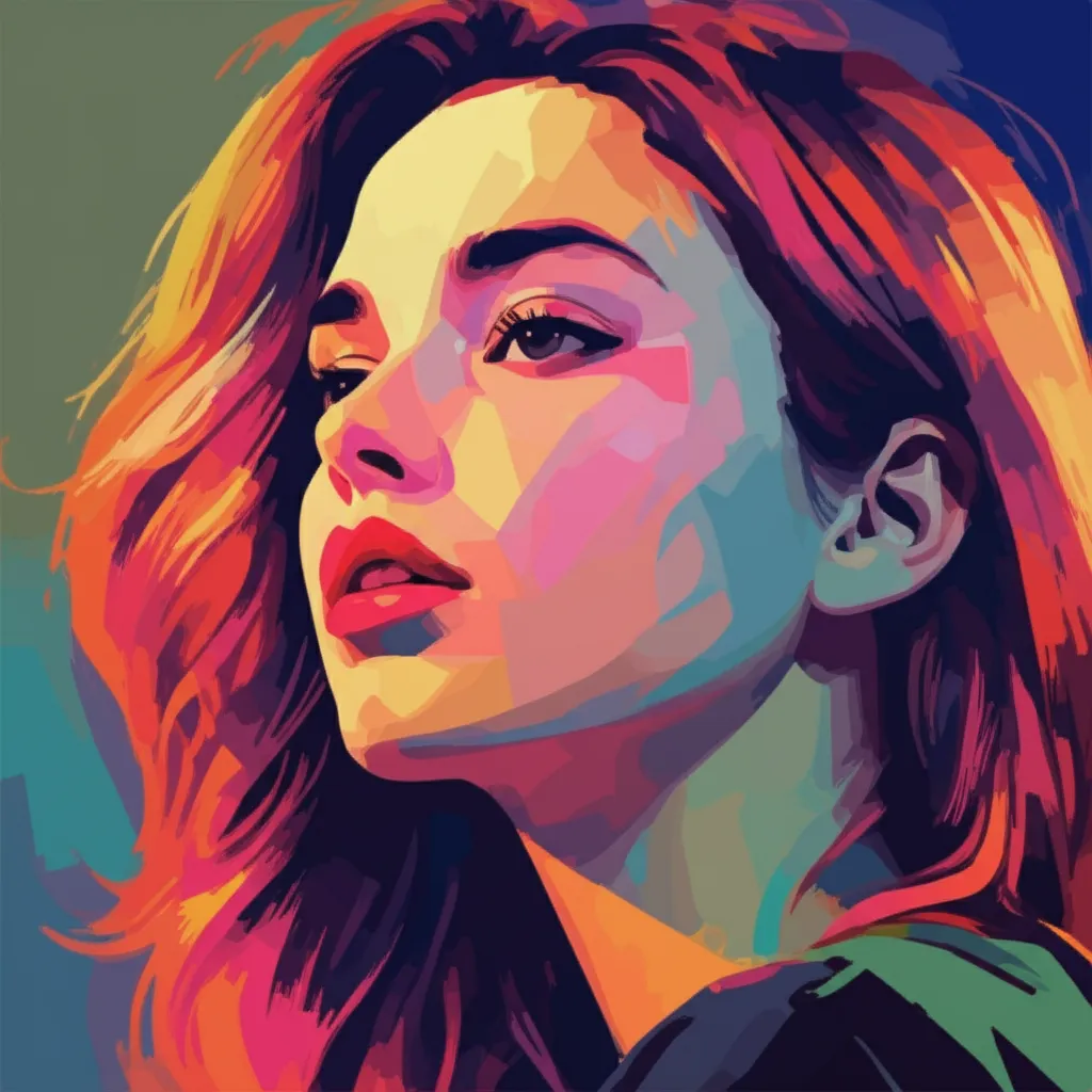 Artistic portrait of Lola Le Lann