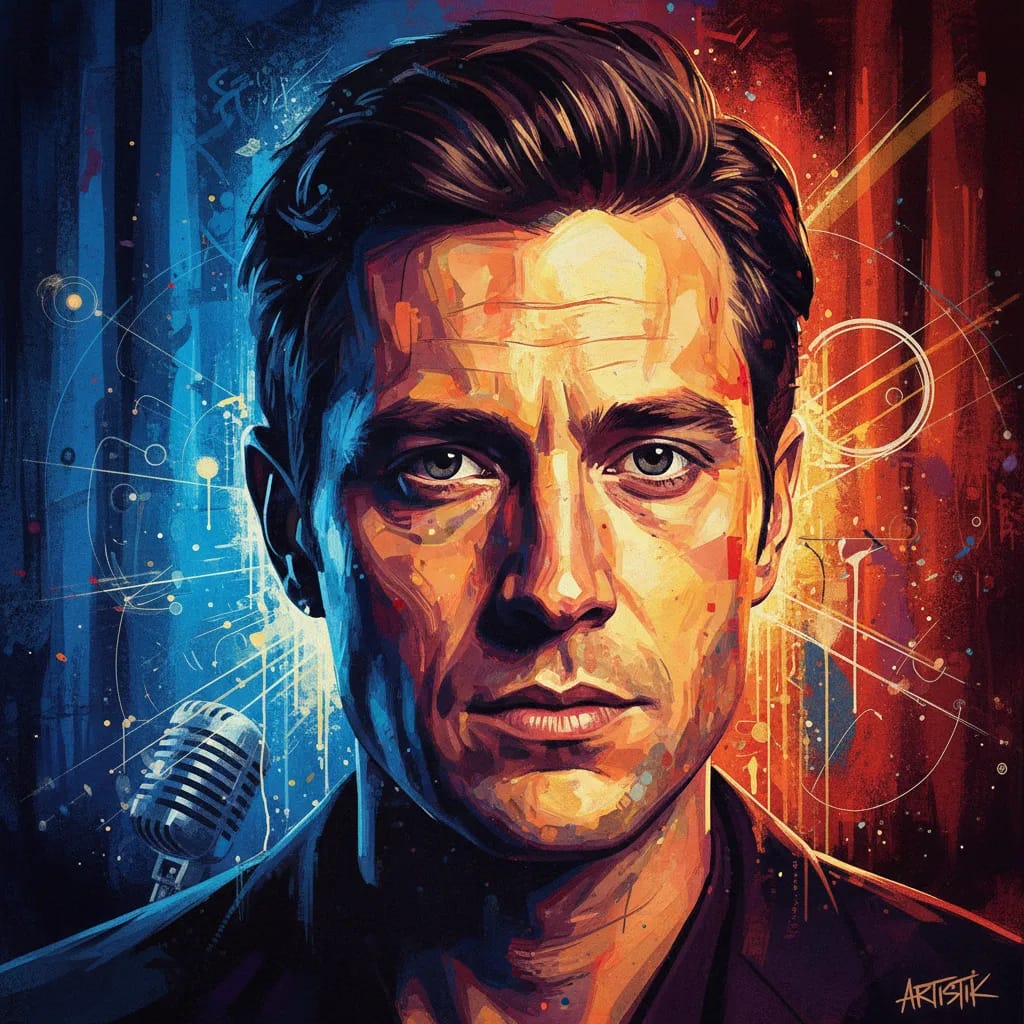 Artistic portrait of Tom McGrath