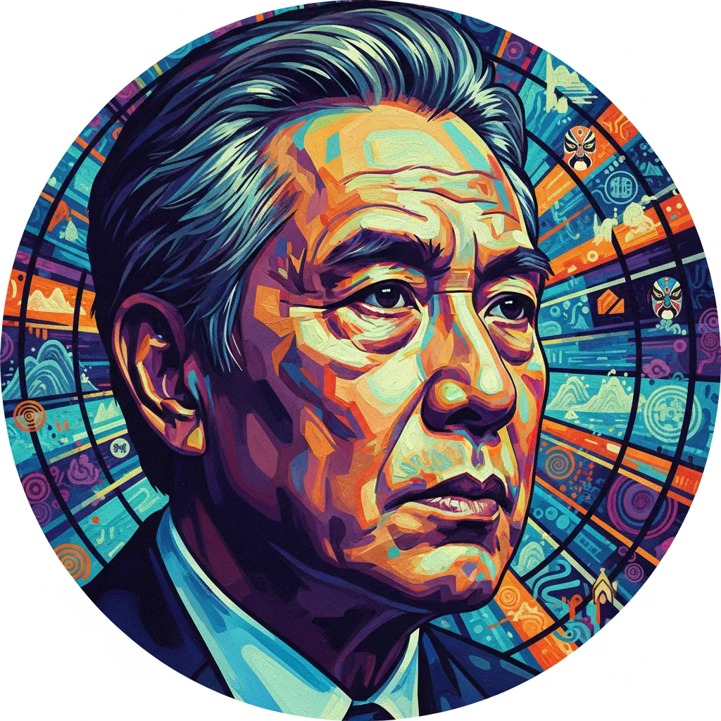 Artistic portrait of Sihung Lung