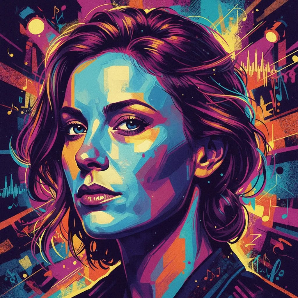 Artistic portrait of Saskia Mulder