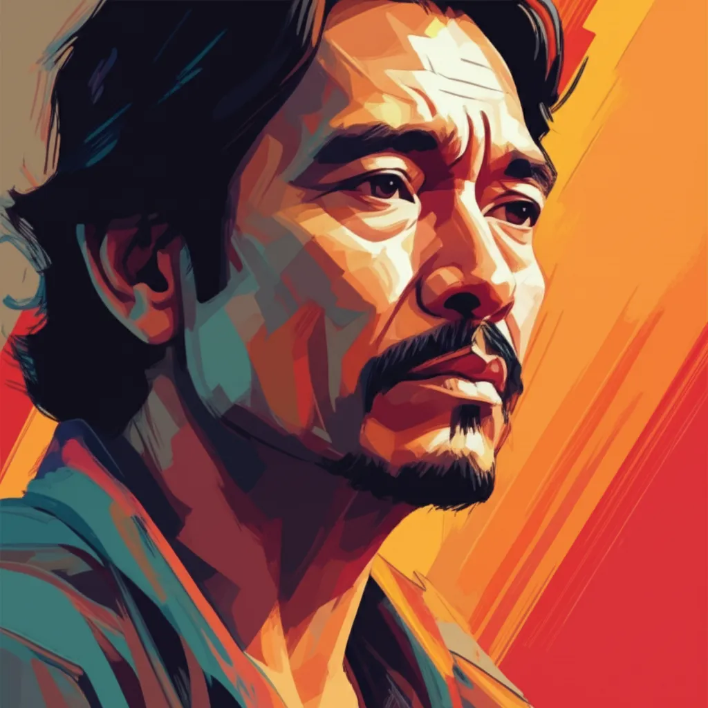 Artistic portrait of Gerardo Taracena