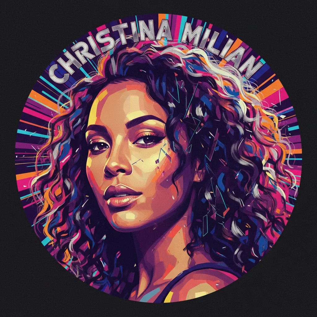 Artistic portrait of Christina Milian