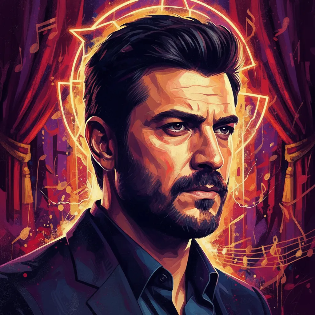 Artistic portrait of Mesut Akusta