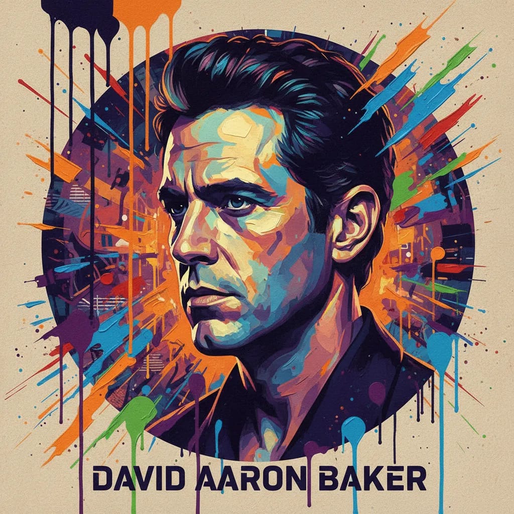 Artistic portrait of David Aaron Baker