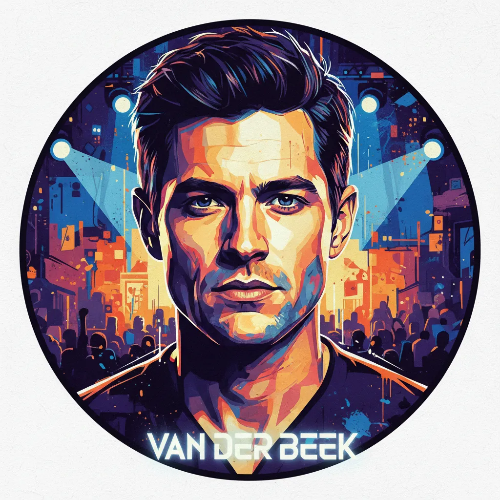 Artistic portrait of James Van Der Beek