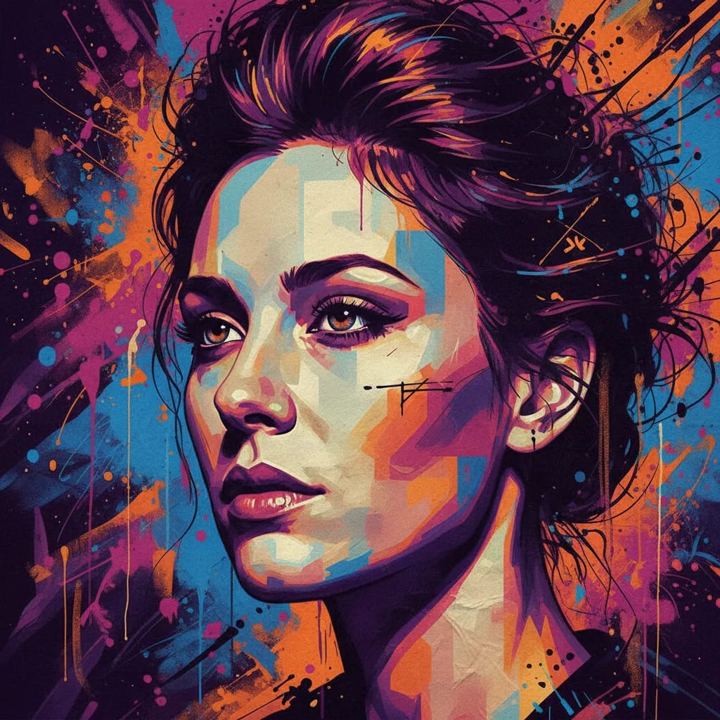 Artistic portrait of Jess Weixler