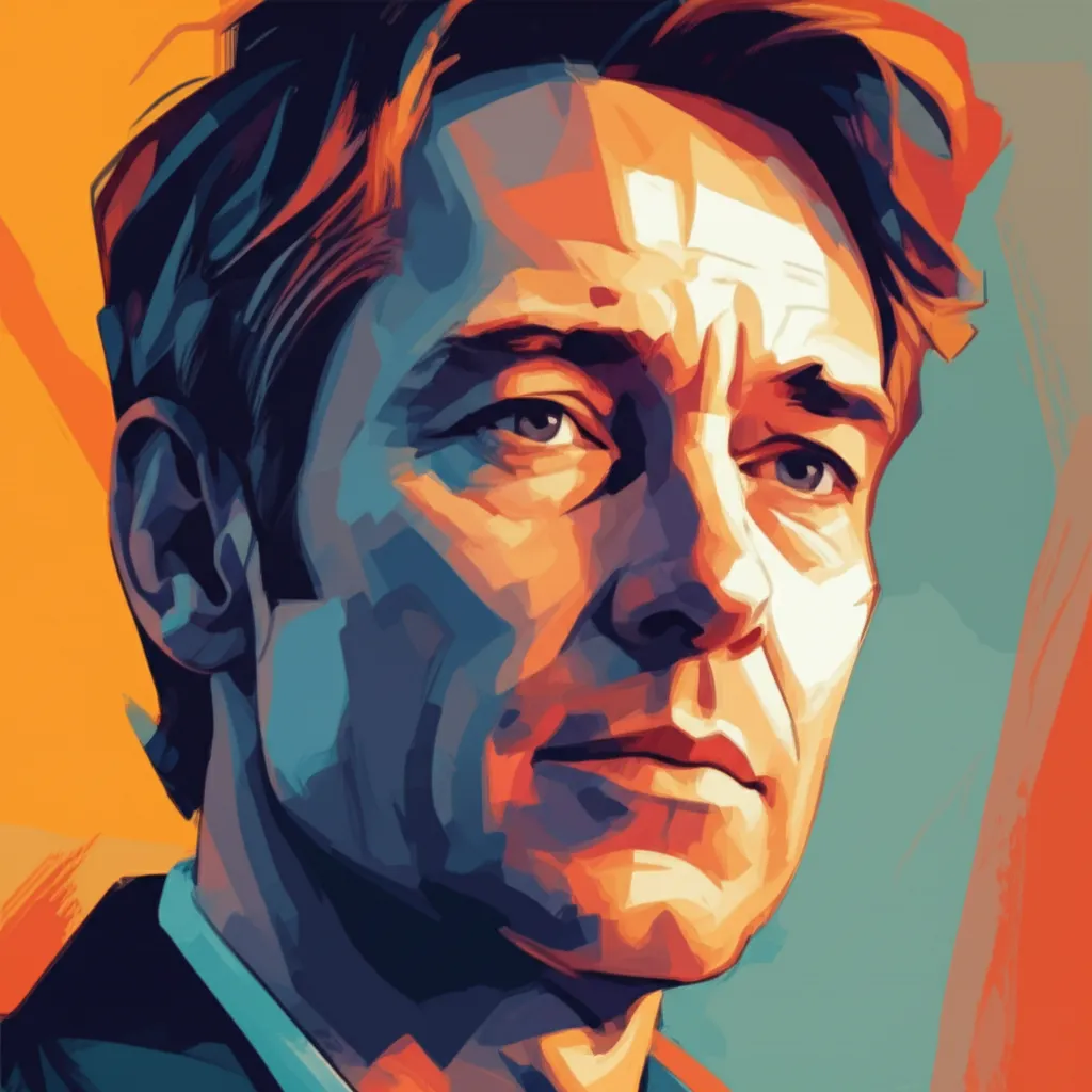 Artistic portrait of John Hawkes