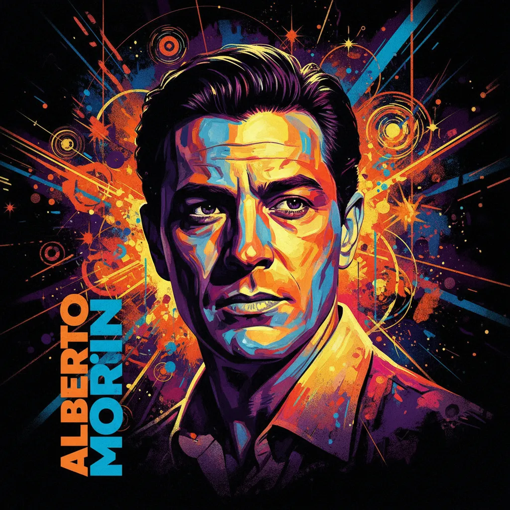 Artistic portrait of Alberto Morin