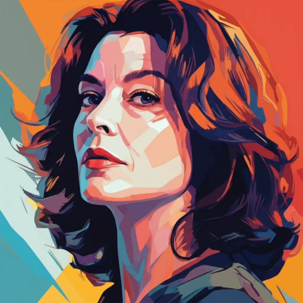 Artistic portrait of Sigourney Weaver
