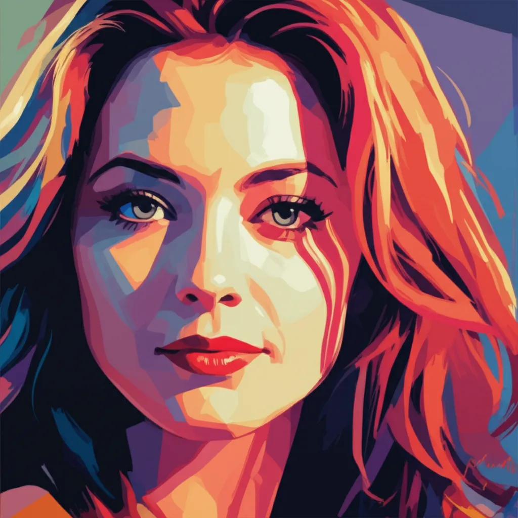 Portrait of Olivia d'Abo