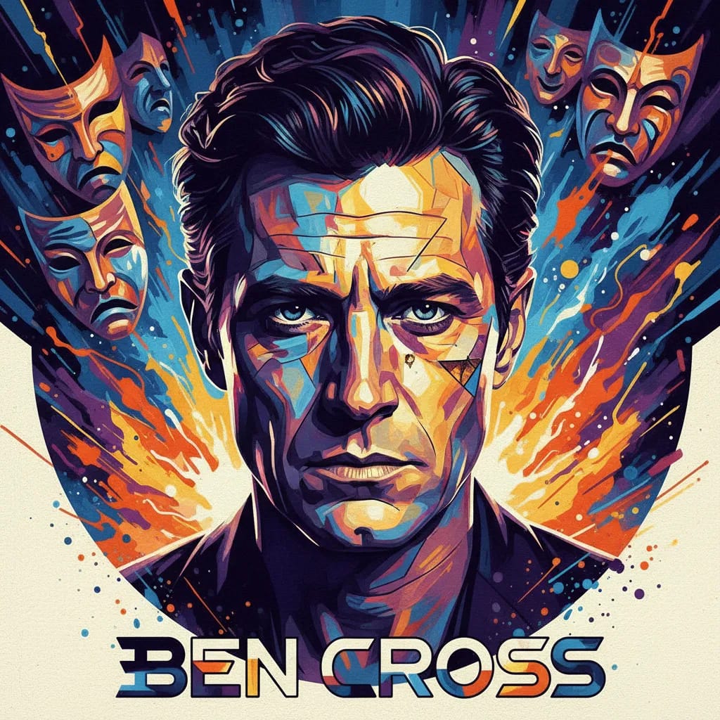 Artistic portrait of Ben Cross