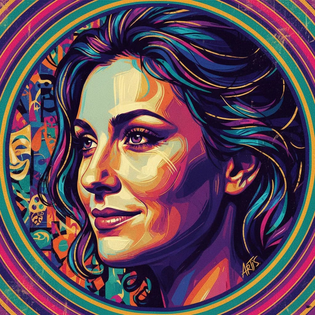 Artistic portrait of Rosalyn Landor