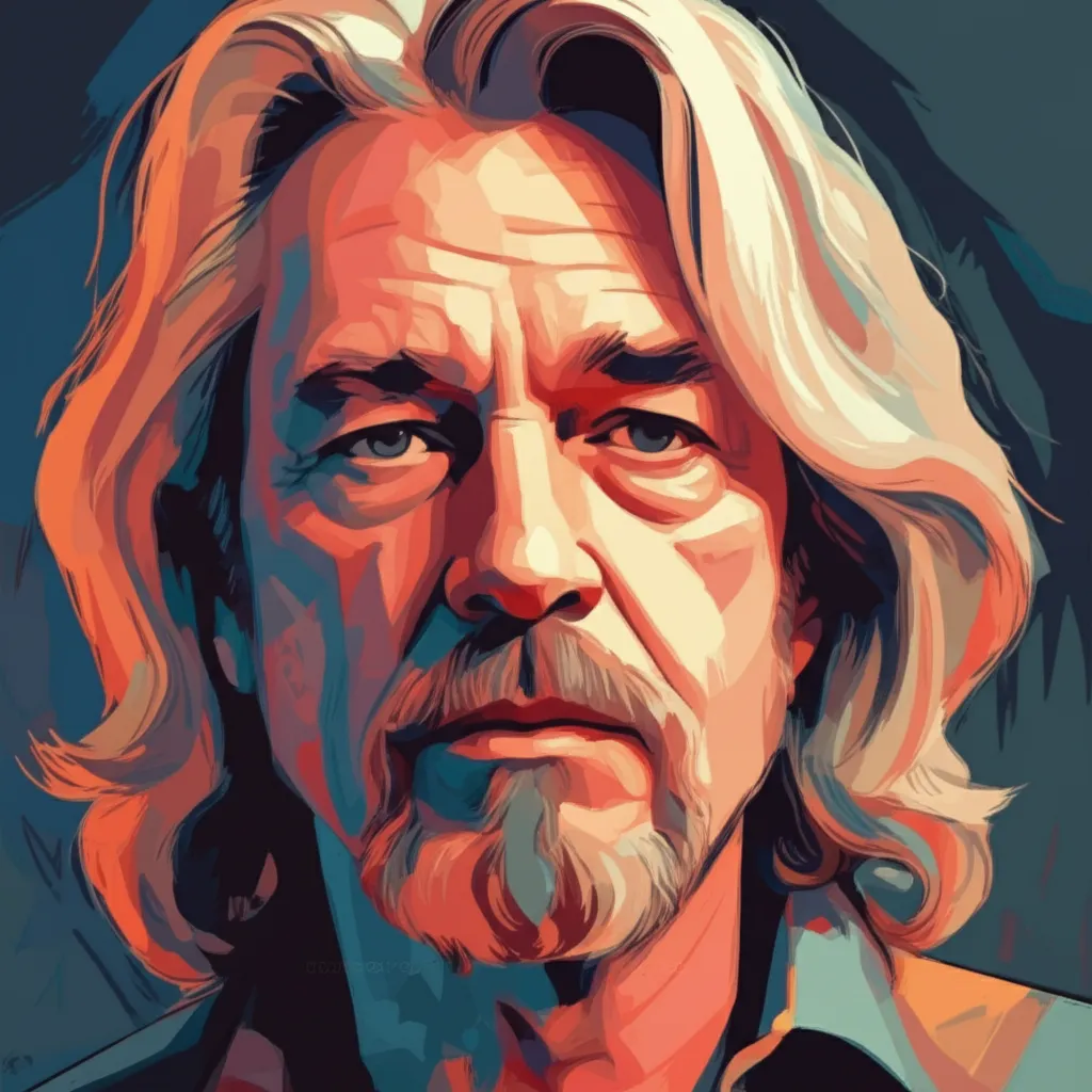 Artistic portrait of Kris Kristofferson
