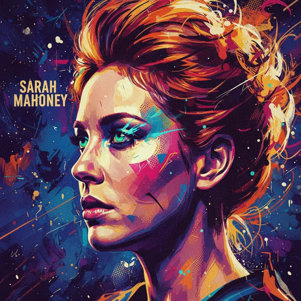 Artistic portrait of Sarah Mahoney